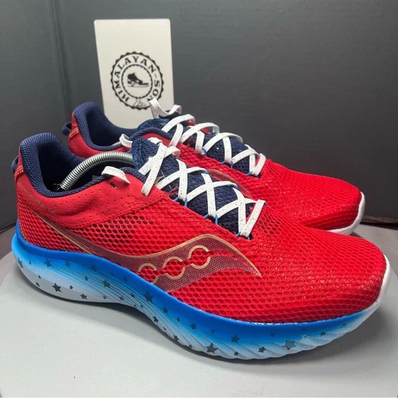 Saucony Kinvara 14 Liberty Red White Blue USA S20823-76 Men Size 12 NEW freedom